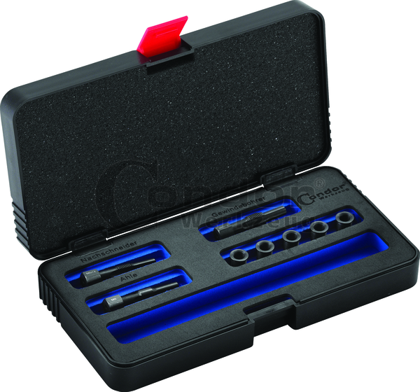 Thread Repair Set for Glow Plugs M8x1.0 for cleaning old threads or cutting new threads