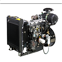 Πετρελαιοκινητήρας υδρόψυκτος 3000 στροφών με σύνδεση SAE4 και δίσκο 7.5" 60hp τετρακύλινδρος