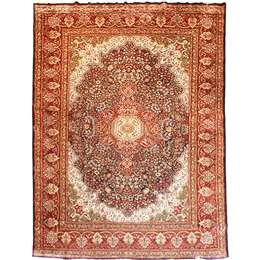 Kashmir silk 375X280cm Oriental Silk Rug