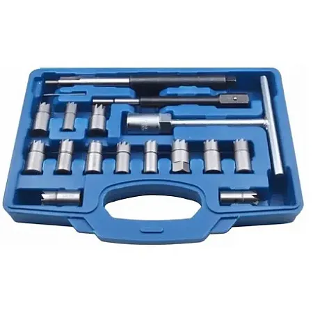 Φρέζες καθαρισμού έδρας μπέκ σετ 17 τεμαχίων