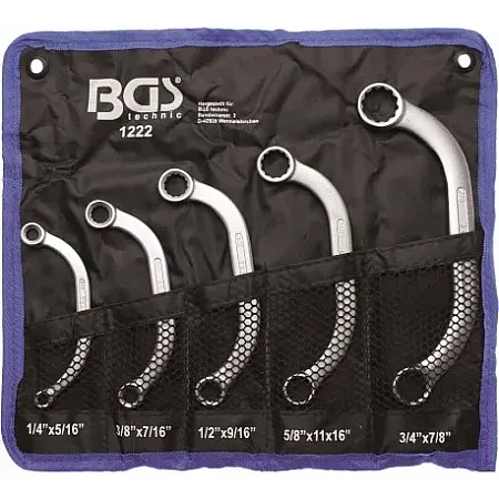 Πολύγωνα κλειδιά κυρτά ίντσα σετ 5 τεμαχίων