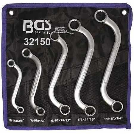 Πολύγωνα κλειδιά ίντσα σετ 5 τεμαχίων τύπου S