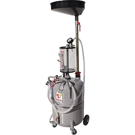 Italcom Βαλβολινιέρα Τροχήλατη 80lt με αναρρόφηση ,γυάλα 10λίτρα και Ελαιολεκάνη