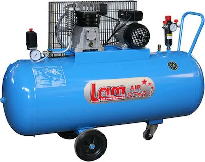 Αεροσυμπιεστής εμβολοφόρος 200lit 3hp 220V 200/3M/JOB