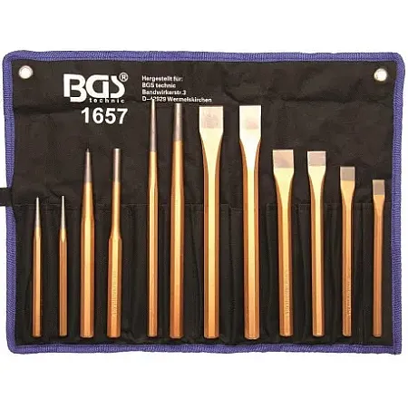 Κοπίδια & πόντες σετ 12 τεμαχίων