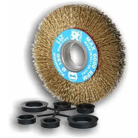 Συρματόβουρτσα δίδυμου τροχού Φ200 x 23