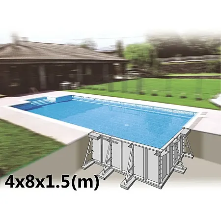 ΠΡΟΚΑΤ ΠΙΣΙΝΑ SKYPOOL ΜΕ PANEL MAGNELIS 8X4X1.5 (M)