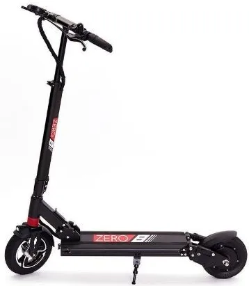 ZERO 8 Electric scooter, 40-45 Km Range, Top Speed 40 Km / h, Motor 500W, 8″ Wheels (Black)