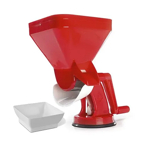 Η Rigamonti Art66 είναι μια χειροκίνητη ντοματομηχανή ιταλικής κατασκευής, κατάλληλη για οικιακή χρήση και μικρές ποσότητες σάλτσας, ιδανική για όποιον θέλει σπιτική, αγνή επεξεργασία ντομάτας χωρίς ηλεκτρικό ρεύμα.