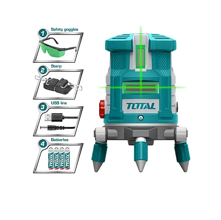 ΑΛΦΑΔΙ LASER ΑΥΤΟ-ΟΡΙΖΟΝΤΙΟΥΜΕΝΟ 0-20m ΠΡΑΣΙΝΕΣ ΑΚΤΙΝΕΣ