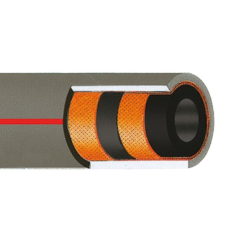 Ο σωλήνας μεταφοράς πετρελαίου 1¼” – 10 bar αποτελεί λύση για αντλίες, βυτία, πρατήρια και βιομηχανικές εγκαταστάσεις. Κατασκευάζεται από ελαστικό NBR (νιτριλικό καουτσούκ) με ενσωματωμένη γείωση