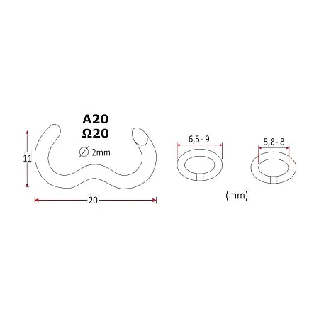 Συνδετήρες δετικών A-20 Simes