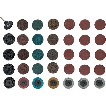 Δισκάκια λείανσης Φ 50 mm σετ 35 τεμαχίων