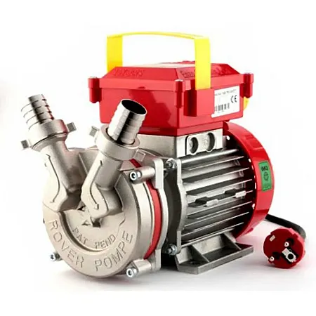 Η ROVER NOVAX 25 M INOX είναι αντλία αυτόματης αναρρόφησης, σχεδιασμένη για μετάγγιση πόσιμων και μη πόσιμων υγρών όπως κρασί, λάδι, γάλα, νερό, πετρέλαιο, ακόμα και υφάλμυρο νερό.