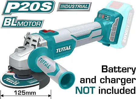 Total Γωνιακός Τροχός Μπαταρίας Τροχός 125mm Μπαταρίας Solo TAGLI1252