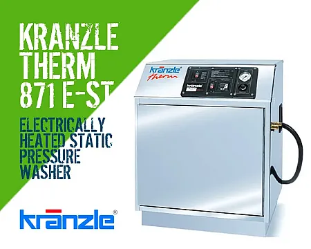 Kranzle Therm 871 E-ST 48KW Electrically Heated Static Pressure Washer