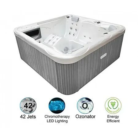 ΥΔΡΟΜΑΣΑΖ COMPACT ΓΙΑ 5 ΑΤΟΜΑ PLUTO (ΜΕ ΦΙΛΤΡΟ, ΘΕΡΜΑΝΤΗΡΑ ΚΑΙ ΟΖΟΝΙΣΤΗΡΑ)