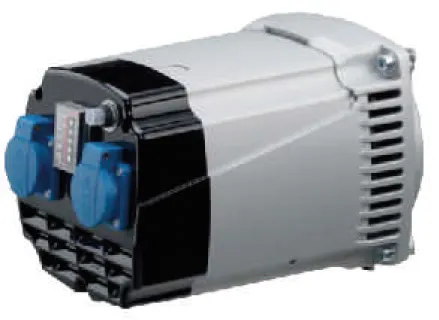 Ηλεκτρογεννήτρια linz 220V 3000 στροφών με σταθεροποιητή τάσης πίνακα 6kva και κώνο