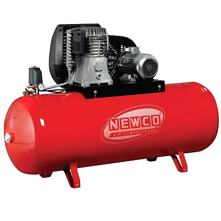 Αεροσυμπιεστής 7.5 HP 500 L - NEWCO (ITALY) 380V με μαντεμένιο κύλινδρο