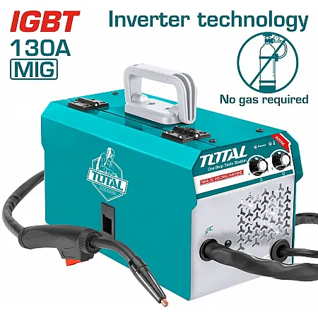 TOTAL ΗΛΕΚΤΡΟΚΟΛΛΗΣΗ INVERTER FCAW 230V / 130A ΧΩΡΙΣ ΑΕΡΙΟ (TFC1301)