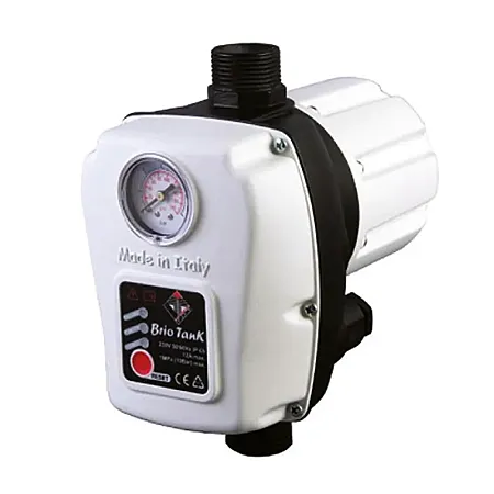 BRIO TANK ΑΥΤΟΜΑΤΟΣ ΗΛΕΚΤΡΟΝΙΚΟΣ ΔΙΑΚΟΠΤΗΣ ΜΕ ΡΥΘΜΙΣΗ ΕΚΚΙΝΗΣΗΣ 1-3,5 BAR ΓΙΑ ΑΝΤΛΙΕΣ ΥΠΟΒΡΥΧΙΕΣ ΜΕΧΡΙ 2 HP