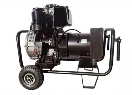 Ηλεκτρογεννήτρια 8 kva με AVR 1500 στροφών με μίζα μπαταρία και πίνακα