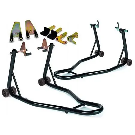 Σταντ μοτοσικλετών εμπρός & πίσω σετ 2 τεμαχίων