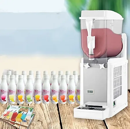 Γρανιτομηχανή 10 λίτρων με 30 γεύσεις made in italy