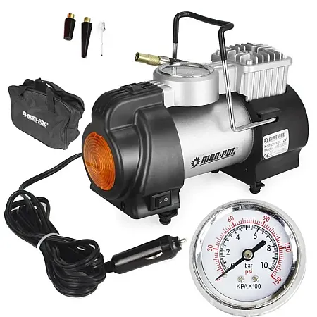 Αεροσυμπιεστής μπαταρίας ισχυρός 12 volt / 10 bar