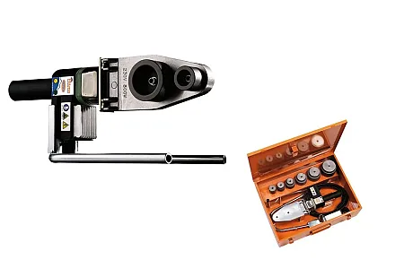 Η Μηχανή Συγκόλλησης R63 (20 - 63mm) από τη Ritmo είναι μια αξιόπιστη, φορητή λύση για θερμοκόλληση πλαστικών σωλήνων.