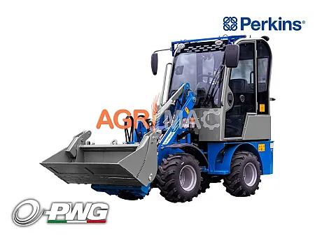 Μίνι σπαστός υδροστατικός τροχοφόρος φορτωτής με καμπίνα LD07 HST Cab