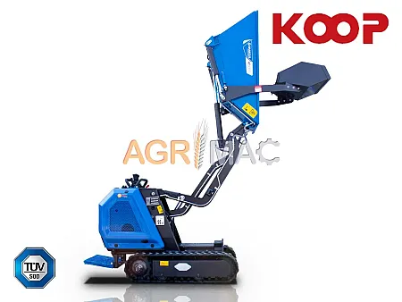 Ντάμπερ Diesel, υδροστατικό με φορτωτή και υψηλή ανατροπή 800kg HT800FL