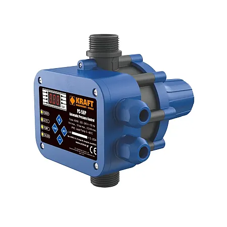 Ηλεκτρονικός Ελεγκτής Πίεσης για Αντλίες εως 2200 Watt με Ρυθμιζόμενη Διαφορική Πίεση Εκκίνησης 0,5 έως 6 Bar