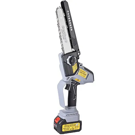 Επαγγελματικό Αλυσοπρίονο Μπαταρίας 21V με Δύο Μπαταρίες & Διπλό Φορτιστή – Brushless 1000W