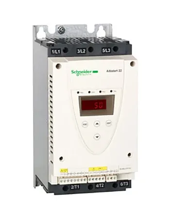 Ο Schneider Electric ATS22D47Q είναι ένας ομαλός εκκινητής (soft starter) κατάλληλος για τριφασικούς κινητήρες  – ALTISTART 22 (ATS22D47Q) Ονομαστικό Ρεύμα (Ie): 47A