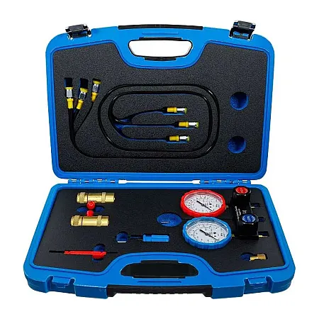 Κιτ Μέτρησης Πίεσης Κλιματιστικών Ψυκτικού R744 (CO₂) Για Επαγγελματική Διάγνωση Υψηλής & Χαμηλής Πίεσης A/C με CO₂ | Με Μανόμετρα & Βαλβίδες