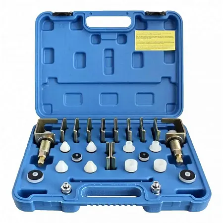 Το κιτ ανταπτόρων SATRA S-60460 αποτελεί ένα απαραίτητο και πλήρες εργαλείο για κάθε επαγγελματία τεχνικό ψυκτικών εγκαταστάσεων και κλιματισμού, καθώς και για συνεργεία αυτοκινήτων.