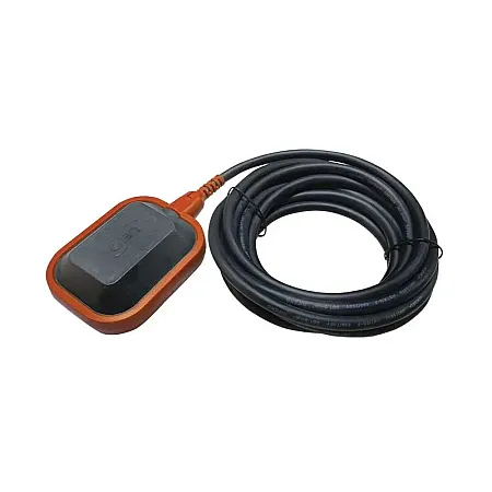 Ο Φλοτεροδιακόπτης με καλώδιο 5 μέτρων είναι ιδανική λύση για αυτόματο έλεγχο στάθμης υγρών σε δεξαμενές μεγάλου βάθους, πηγάδια, φρεάτια και αντλιοστάσια