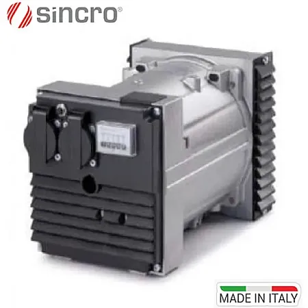 Γεννήτρια Σκέτη Ιταλίας 4,2KVA 230V 3000rpm Sincro ER2 – Ελεύθερος Άξονας Φ24