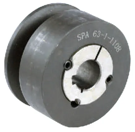 Τροχαλία ηλεκτροκινητήρων για μπετονιέρα με διάμετρο 63mm μονή για άξονα 14mm