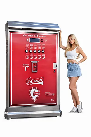 Το BOX 1–2 WASH BAYS (Code: PSV 1-2) είναι ένα ολοκληρωμένο σύστημα αυτοεξυπηρετούμενου πλυντηρίου οχημάτων, σχεδιασμένο για επαγγελματική και εντατική χρήση