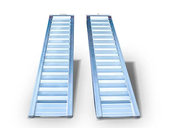 2 Ράμπες Αλουμινίου 1600mm για Λαστιχοφόρα ή Ερπυστριοφόρα Μηχανήματα έως 1000kg