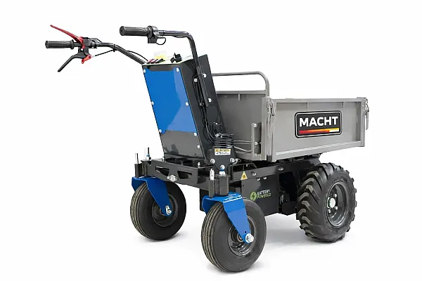 Το ηλεκτρικό ντάμπερ E500 αποτελεί ιδανική λύση για επαγγελματικές εφαρμογές σε εργοτάξια, αγροτικές εργασίες, αποθήκες, θερμοκήπια και τεχνικά έργα, όπου απαιτείται μεταφορά βαρέων φορτίων με ευελιξία, χαμηλό θόρυβο και μηδενικούς ρύπους.