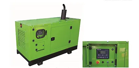 ΓΕΝΝΗΤΡΙΑ 22,5kva GF3-20 380V με πετρελαιοκινητήρα 31hp ΑΘΟΡΥΒΗ 1500rpm ΧΩΡΙΣ ΨΥΚΤΡΕΣ με σταθεροποιητή τάσης AVR