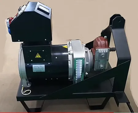 Γεννήτρια τριφασική με πολλαπλασιαστή 1500στροφών με AVR 30KVA sincro made in italy