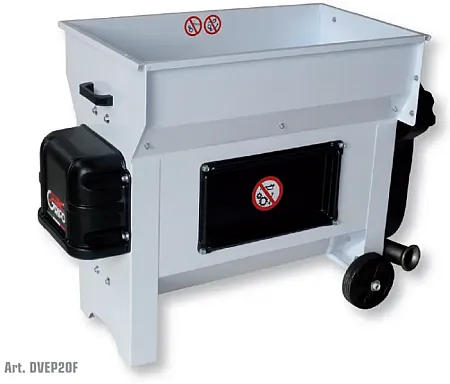 Σπαστήρας διαχωριστήρας Grifo DVEP20F με αντλία μούστου 220V με αναδευτήρα κοχλία 1.5hp 87x50 2000kg/hour