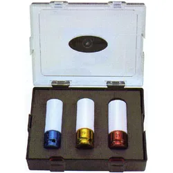 Κασετίνα Καρυδάκια Αέρος ½ 3 τεμ. 17, 19, 21 mm Force