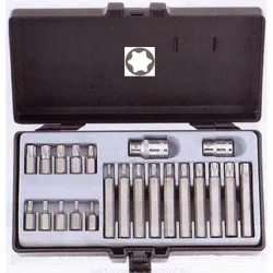 Κασετίνα Μύτες Torx 10mm 22τεμ. Τ10-Τ55 Force