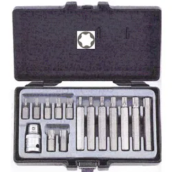 Κασετίνα Μύτες Torx 10mm 15τεμ. Τ20-Τ55 Force