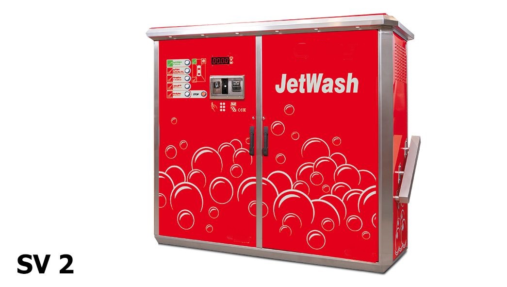 JetWash ηλεκτρικά θερμαινόμενο SV2 Πλυντήριο αυτοκινήτων 1 θέσης self-service